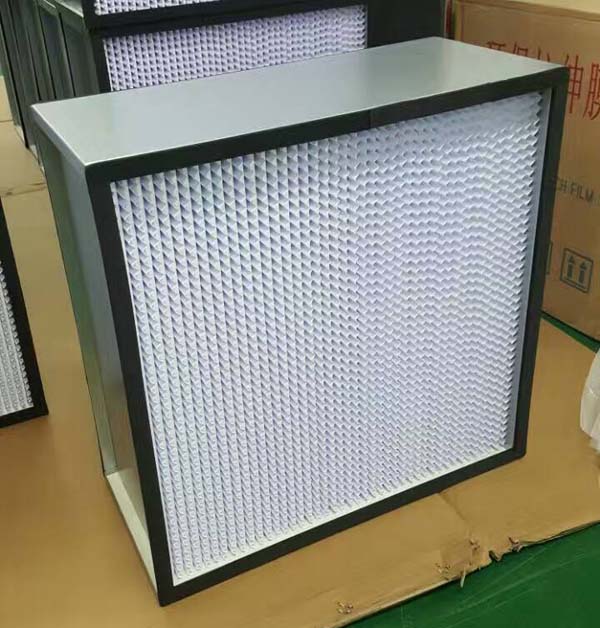 外翻邊HS鍍鋅框有隔板高效過(guò)濾器 HS鍍鋅框有隔板高效過(guò)濾器