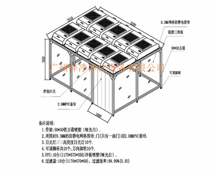 潔凈棚設(shè)計(jì)圖